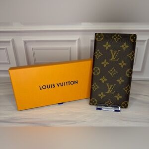 Louis Vuitton Men’s Monogram Long Bifold Wallet | Authentic | Full Set
